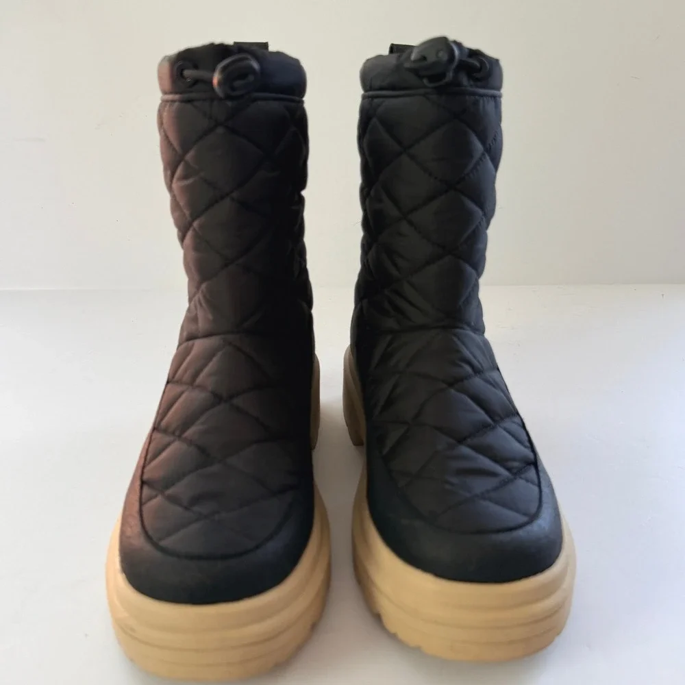 Vivaia Theo Quilted Waterproof PufferTherm Mid-Calf Boots Womens 6.5 EU 37 Warm